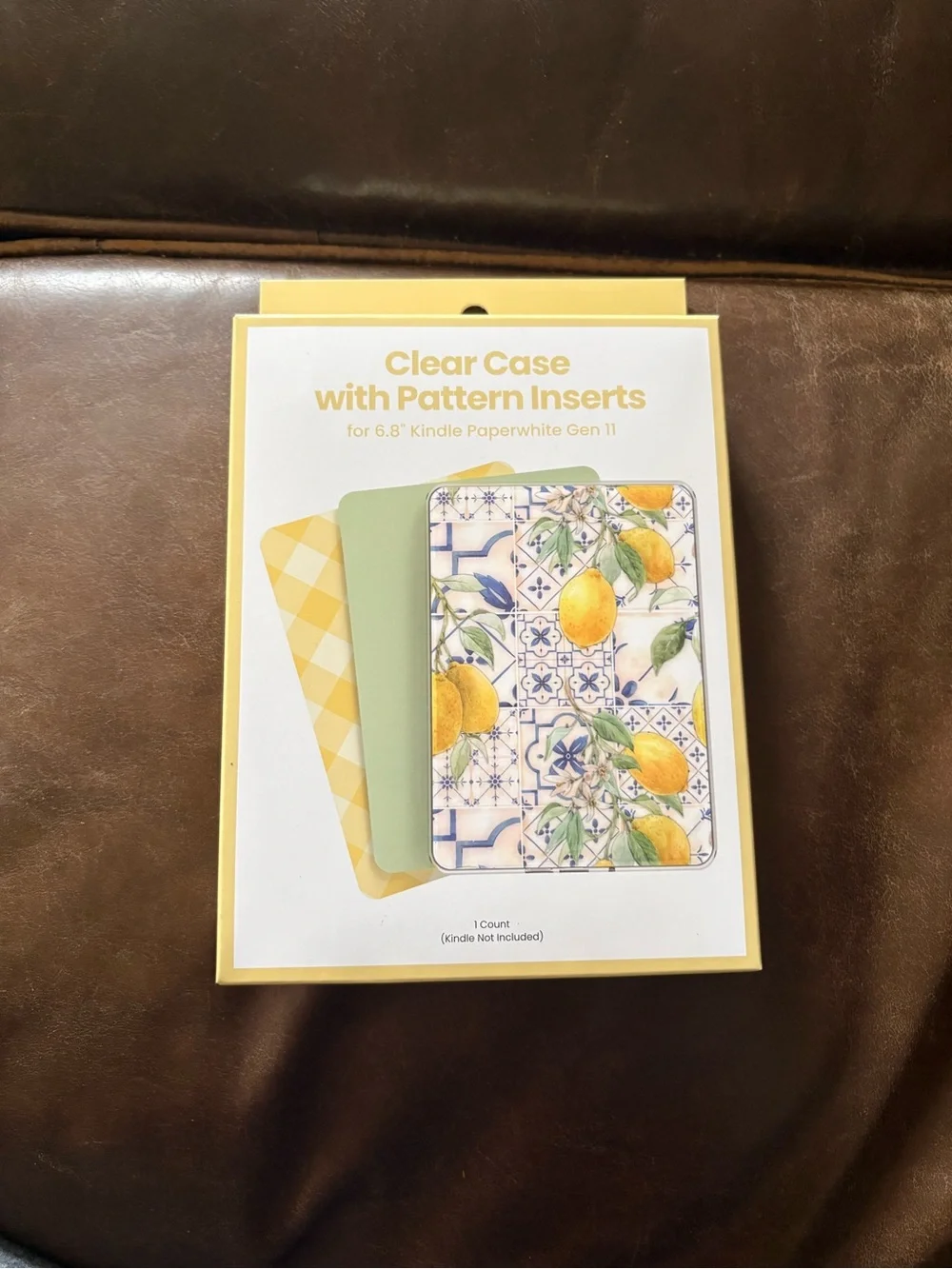 Clear Case with Pattern Inserts for 6.8